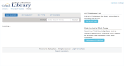 Desktop Screenshot of libguides.canisius.edu