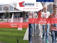 Tablet Screenshot of canisius.nl