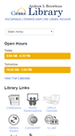 Mobile Screenshot of library.canisius.edu